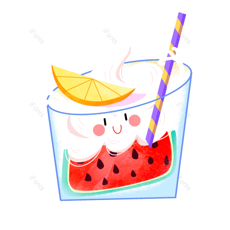 西瓜图片,夏天元素,水果PNG,甜品免抠素材